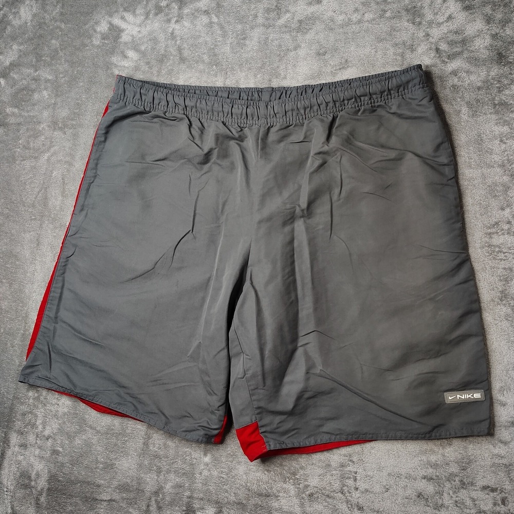 Nike Athletic Shorts Mens 2XL Gray‎ Colorblock Travis Scott Box Logo Drawstring
